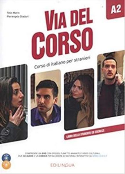 Picture of VIA DEL CORSO A2 - LIBRO DELLO STUDENTE ED ESERCIZI + AUDIO 2CD + DVD VIDEO