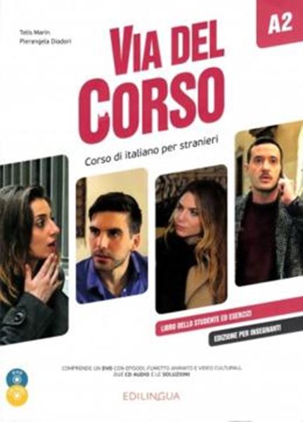 Picture of VIA DEL CORSO A2 - EDIZIONE PER INSEGNANTI + DVD + CD AUDIO